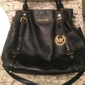 Michael Kors Black Leather Purse